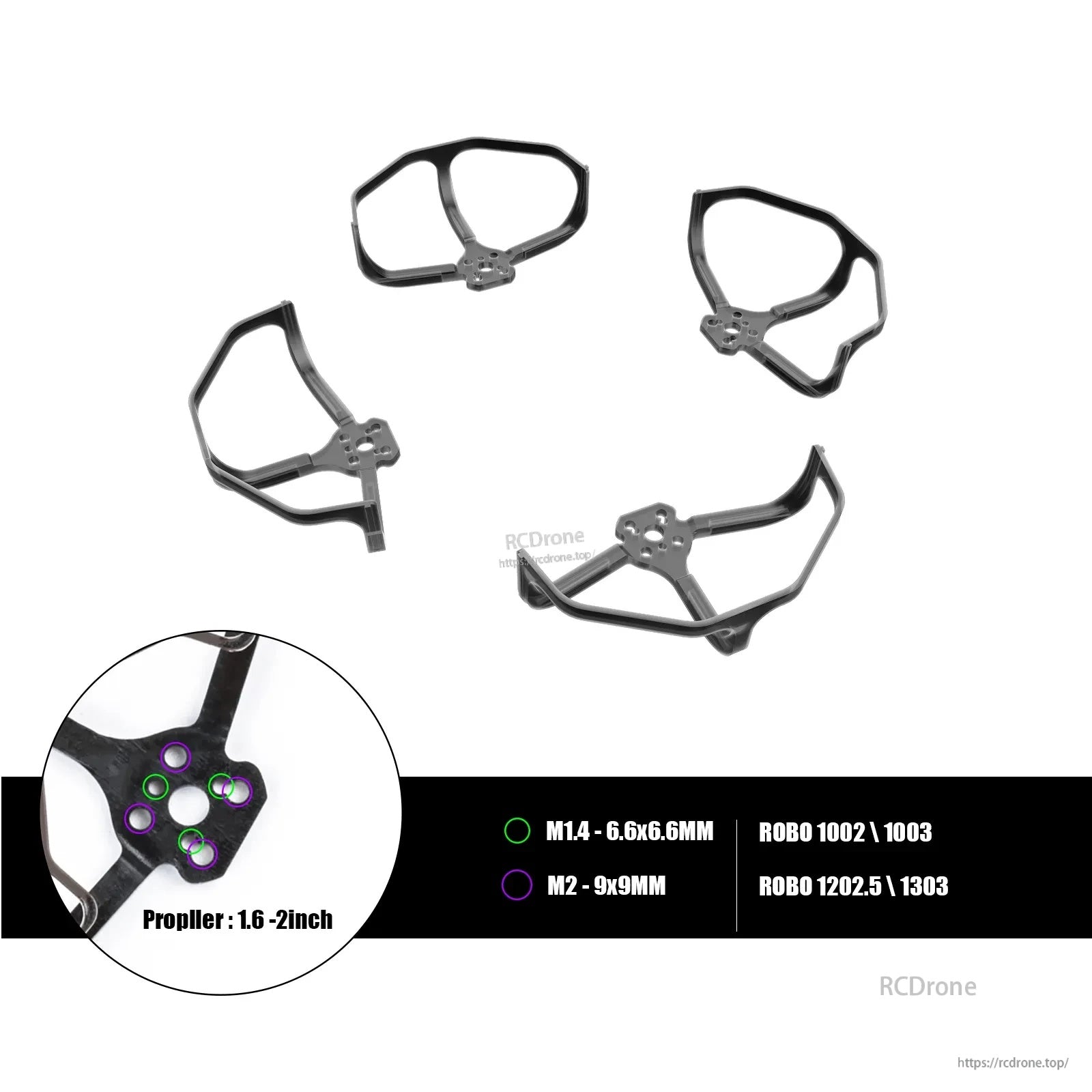 Flywoo 1.6-2inch Universal Prop guard ( 4PCS )