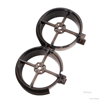 Pair of Flywoo CineRace20 V2 HD 2-inch duct/prop guard frame replacement parts with mounting tabs