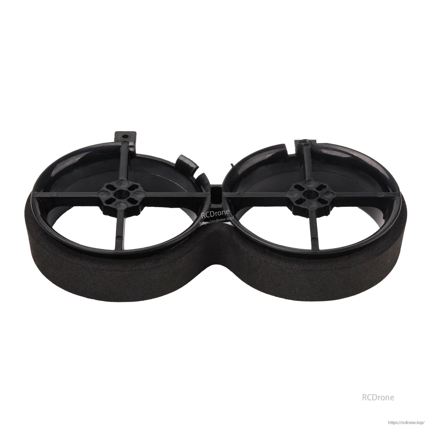 Black dual 2-inch duct prop guard replacement part for Flywoo CineRace20 V2 HD drone frame