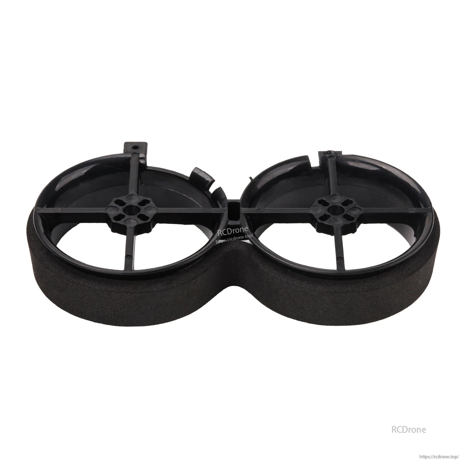 Black dual 2-inch duct prop guard replacement part for Flywoo CineRace20 V2 HD drone frame