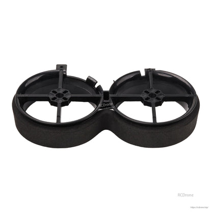 Black dual 2-inch duct prop guard replacement part for Flywoo CineRace20 V2 HD drone frame