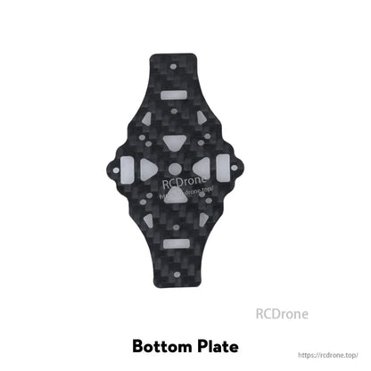 Carbon fiber bottom plate replacement for Flywoo CineRace20 V2 HD DJI O3 2-inch drone frame