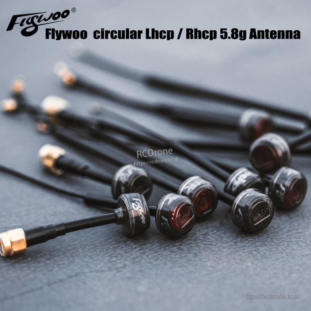 Flywoo Circular Polarized 5.8GHz 90° MMCX FPV Antenna (LHCP/RHCP), 2.2dBi Gain, 1.6g