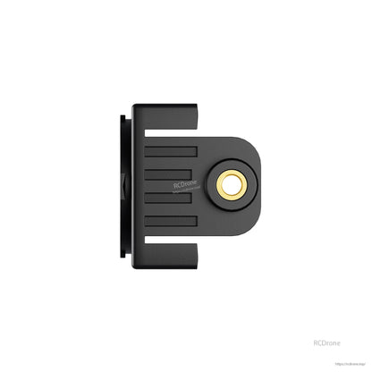 Black Flywoo DJI O4 FPV camera shell set with ribbed protective housing and 18mm mounting hole