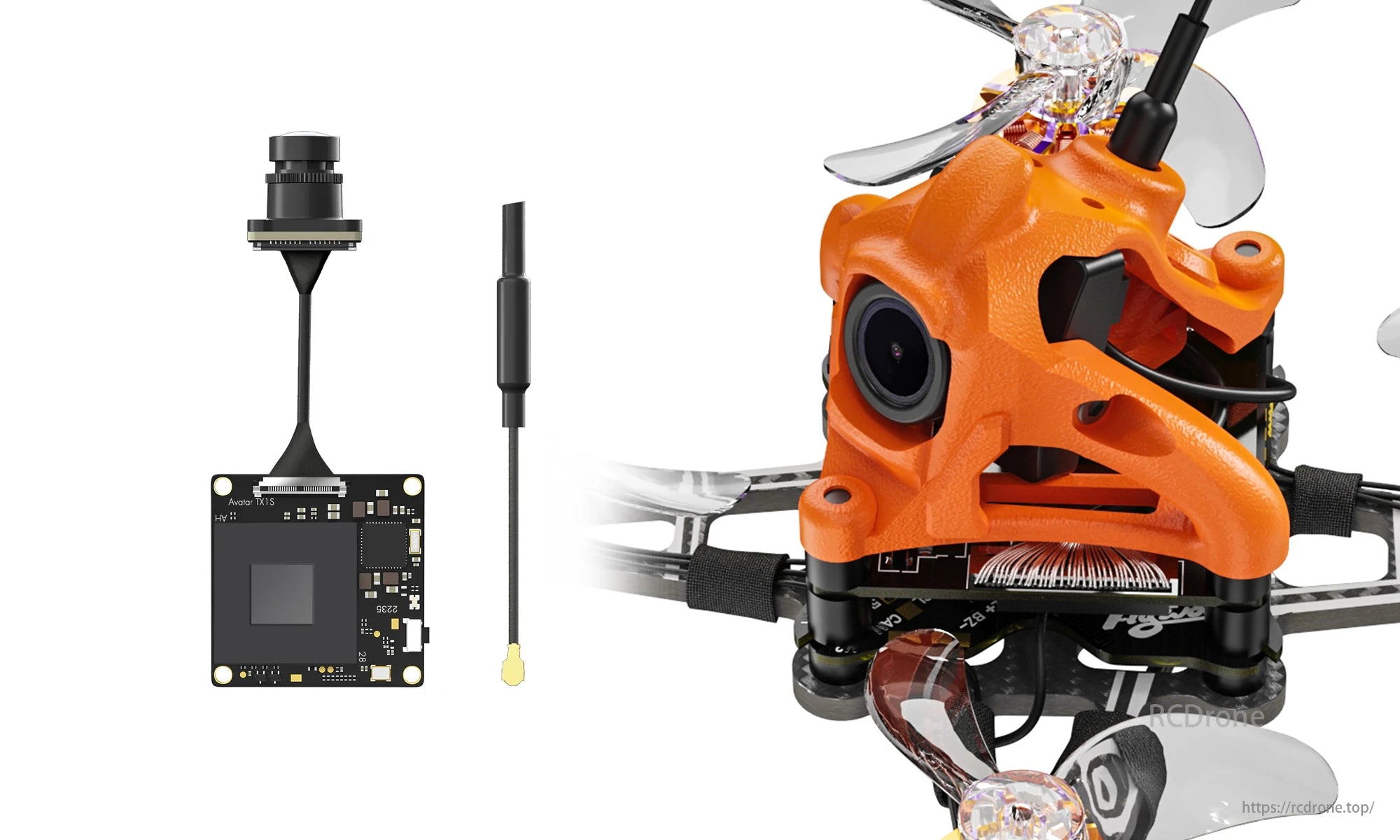 Flywoo Firefly 1S DC16 Nano Baby V2 1.6-Inch FPV, The bottom plate is thicker and has extended motor protection, making the quadcopter more stable and durable.