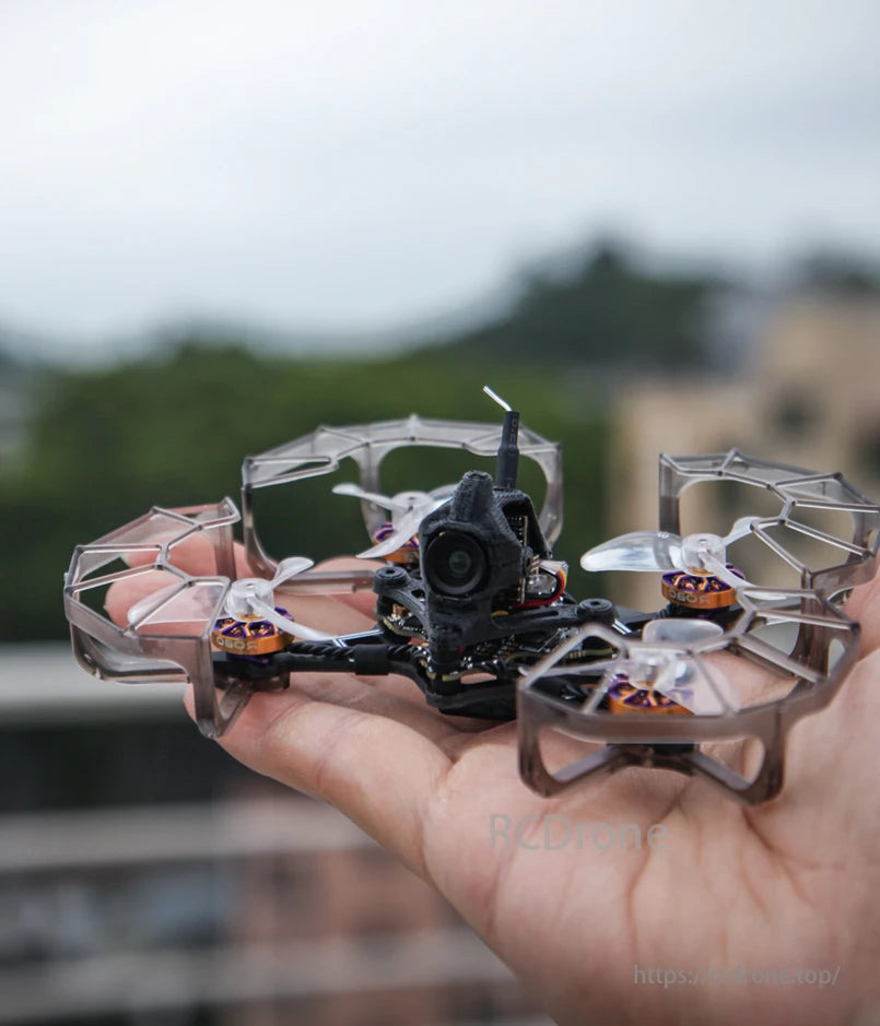 Flywoo Firefly 1S FPV Drone, This setup boosts power by 30%, reduces noise, and improves flight stability.