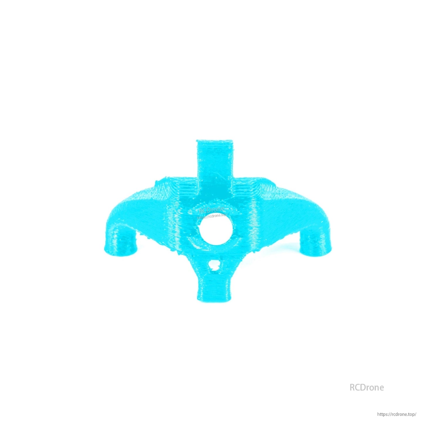 Blue TPU canopy mount for Flywoo Firefly 2S Nano Baby 20, with central camera opening and mounting posts