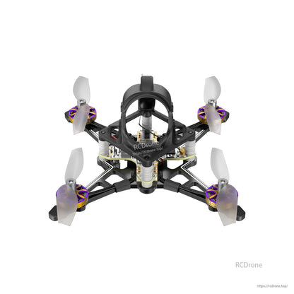 Flywoo Firefly18 1S Nano Baby V3 tiny FPV quadcopter with canopy, four props, and open carbon frame