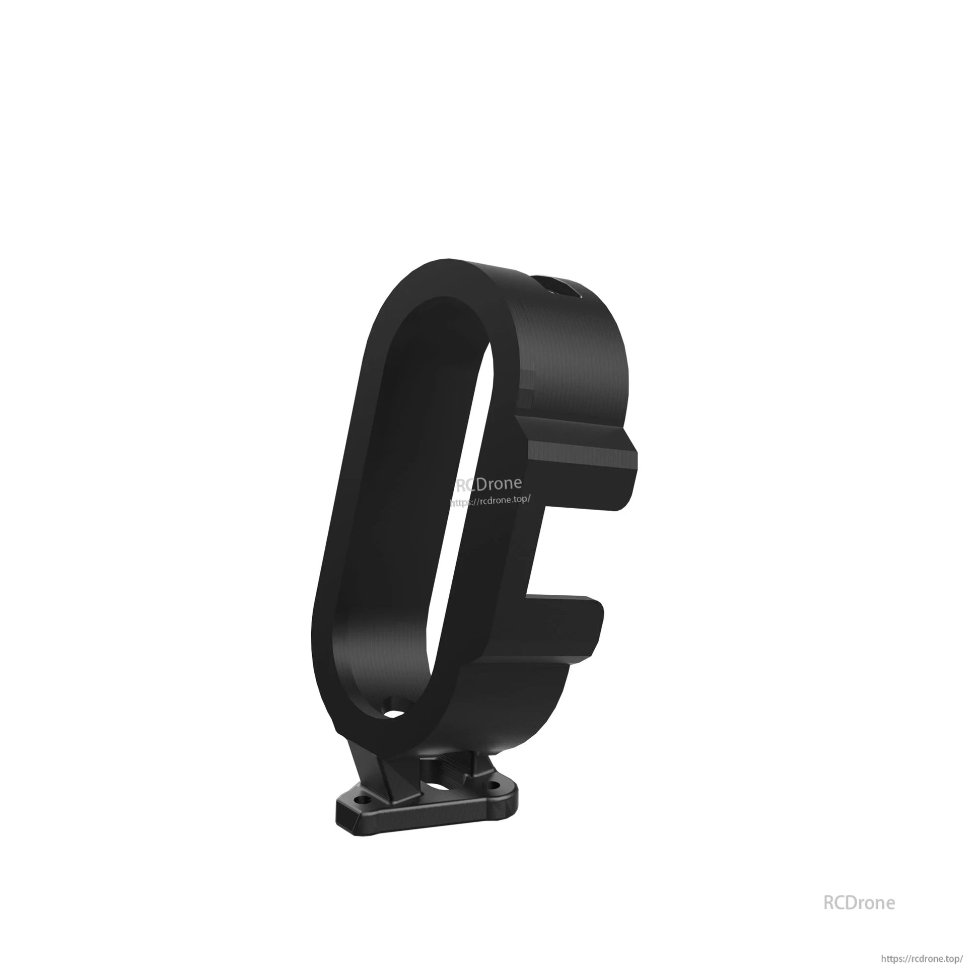 Flywoo FlyLens 85 Action Camera TPU Mount, Black TPU action camera mount bracket for Flywoo FlyLens 85, oval clamp with base plate and screws