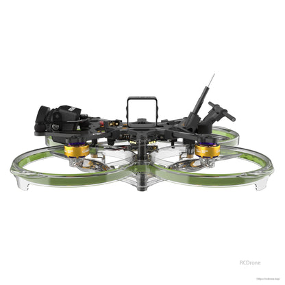 Flywoo FlyLens 85 HDZero 2S brushless whoop FPV drone with ducted prop guards, HD camera mount, and antenna