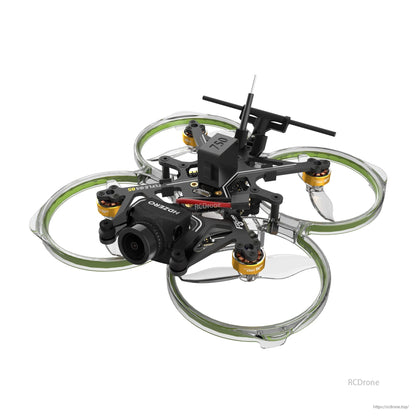 Flywoo FlyLens 85 HDZero 2S brushless whoop FPV drone with ducted prop guards, HDZero camera and antenna