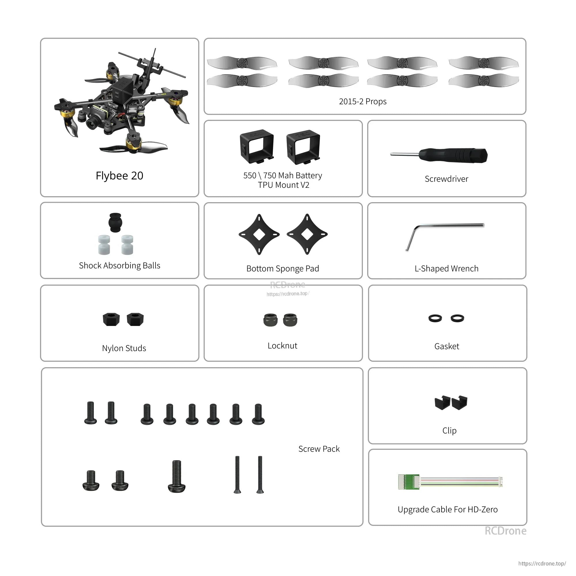 Flywoo Flybee 20 HDZero 2S Ultralight FPV Drone
