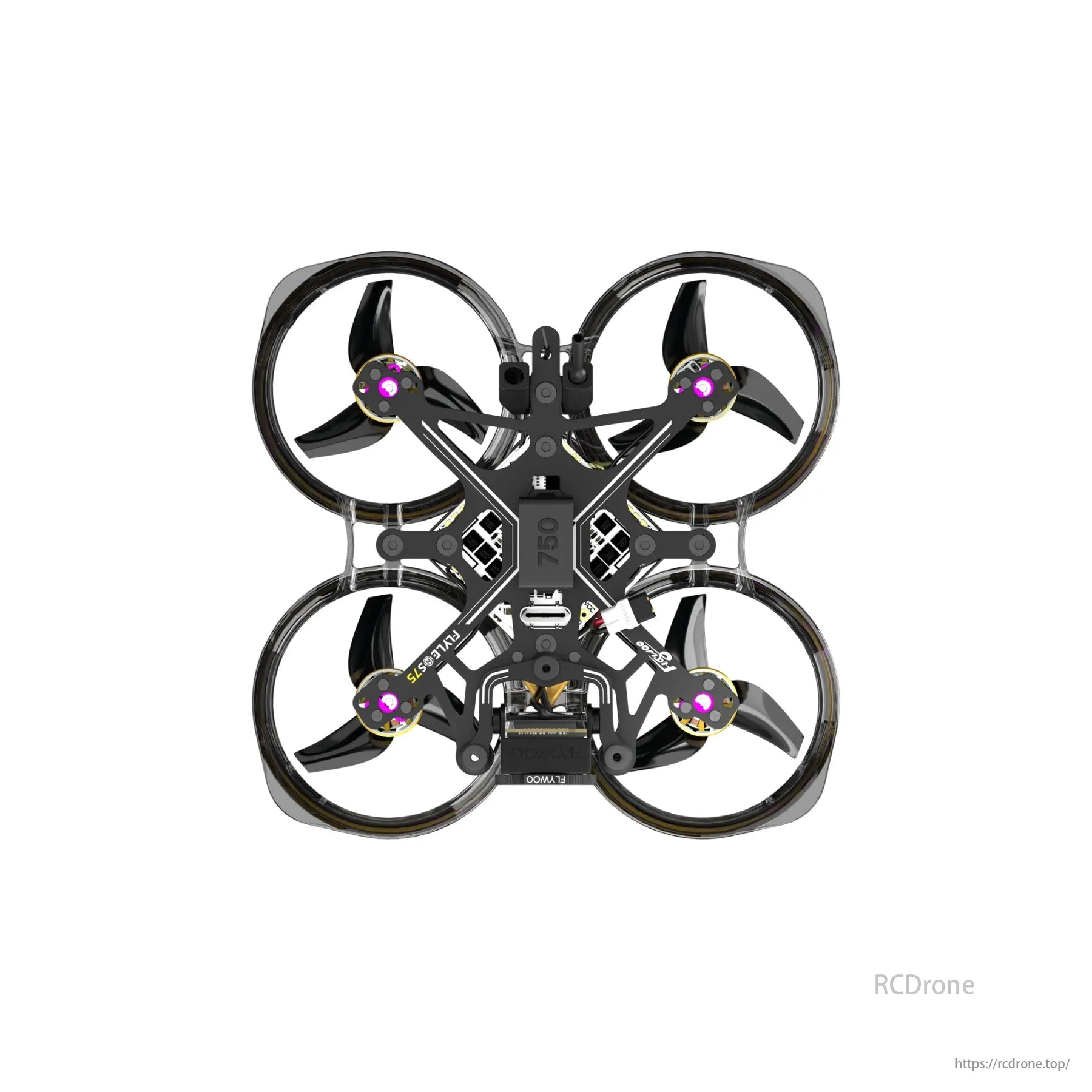 Flywoo Flylens 75 HD O4 2S 1.6-Inch Whoop FPV, Flywoo Flylens 75 HD O4, a compact 1.6-inch whoop FPV drone with DJI O4 Air Unit and F405 AIO FC for top-notch performance.