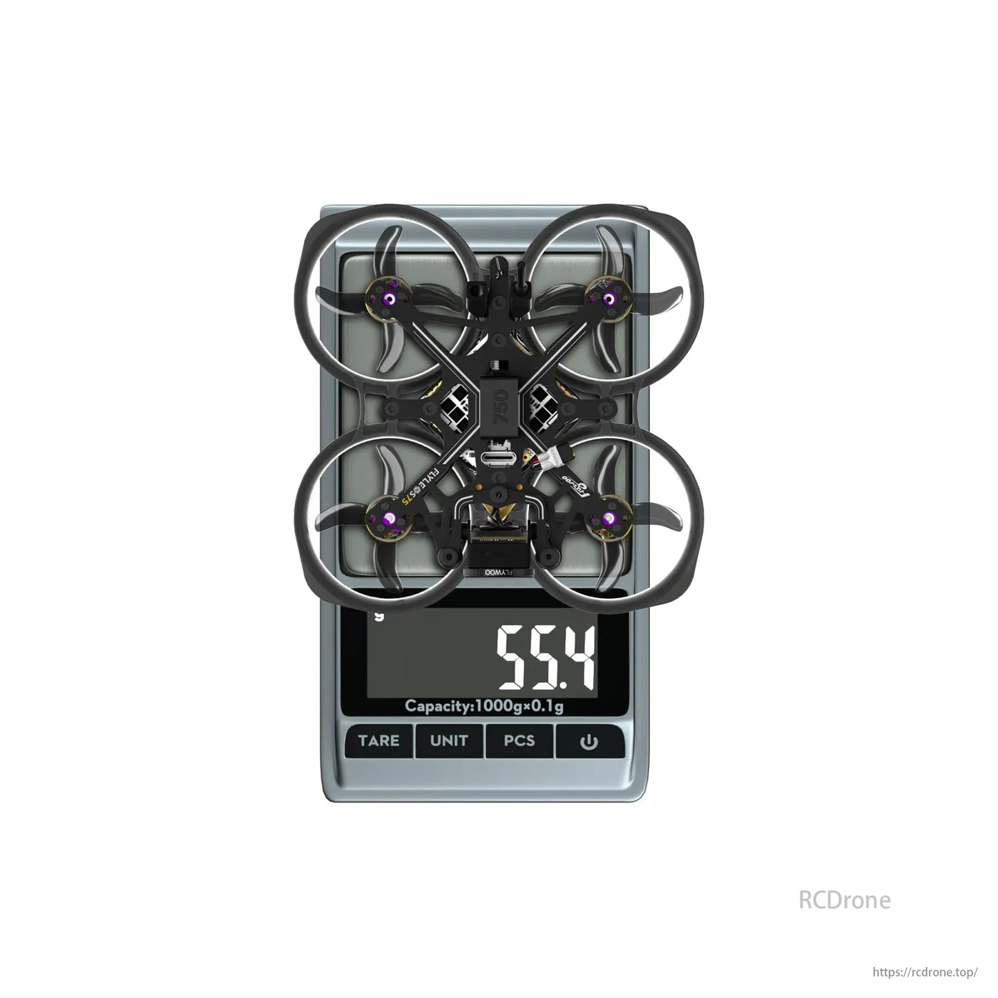 Flywoo Flylens 75 HD O4 2S 1.6-Inch Whoop FPV, The Flywoo Flylens 75 HD features a DJI O4 air unit and F405 AIO flight controller for high-performance racing.