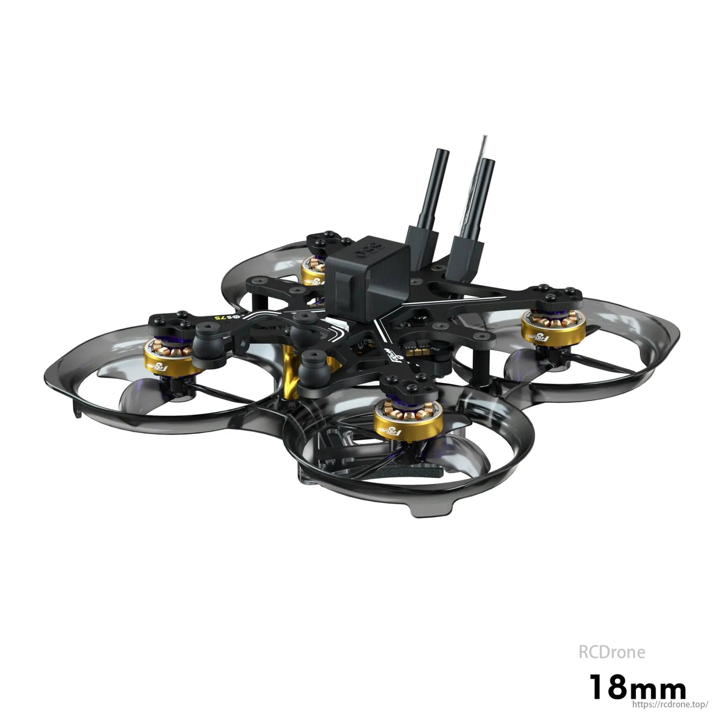 Flywoo Flylens 75 HD O4 2S 1.6-Inch Whoop FPV, Flywoo Flylens 75 HD O4, a 1.6-inch whoop FPV drone featuring DJI O4 Air Unit and F405 AIO FC, offers advanced performance for smooth flights.