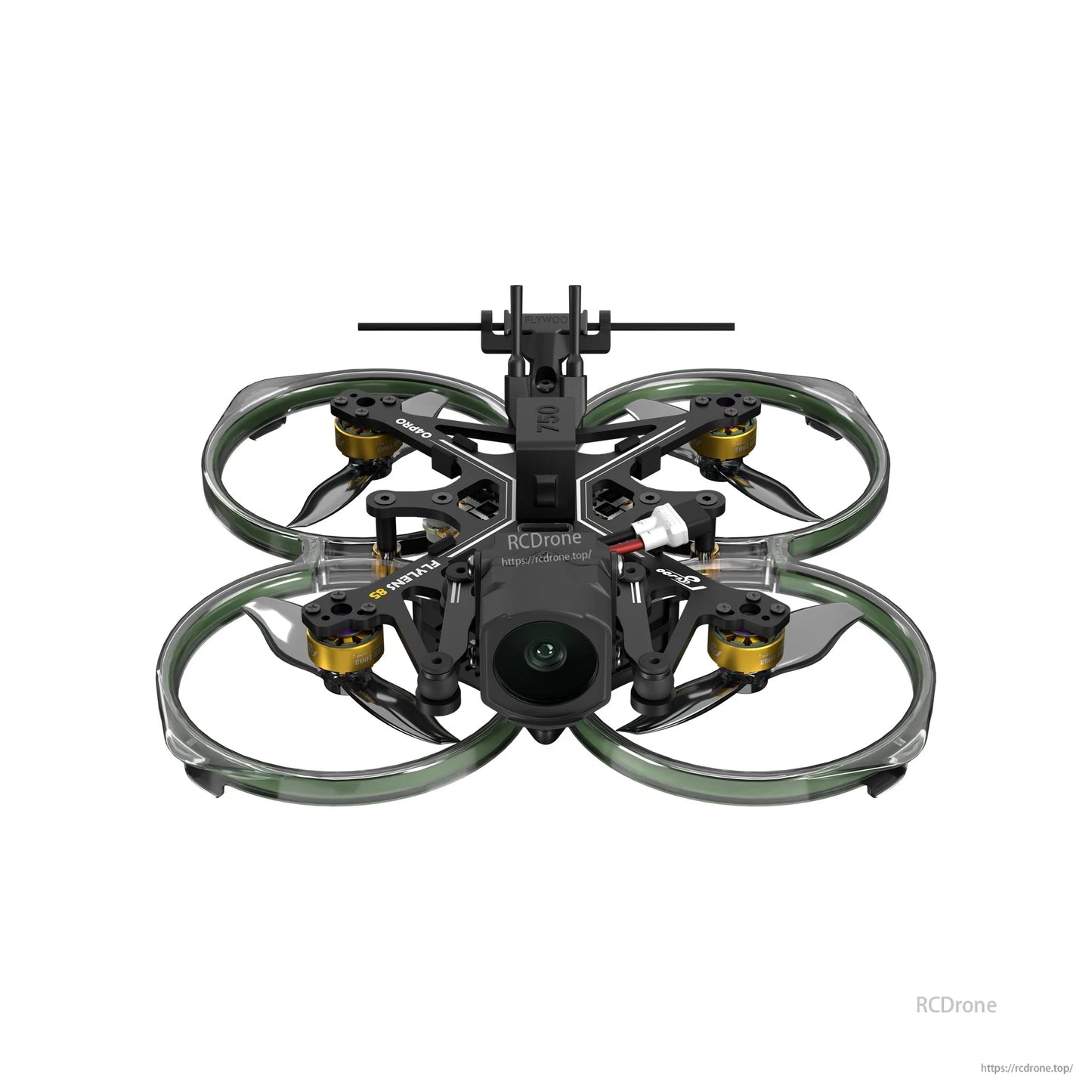 Flywoo Flylens 85 HD O4 PRO 2S LED Whoop FPV Drone V1.3 con DJI O4 Pro Air Unit, GOKU F405 AIO