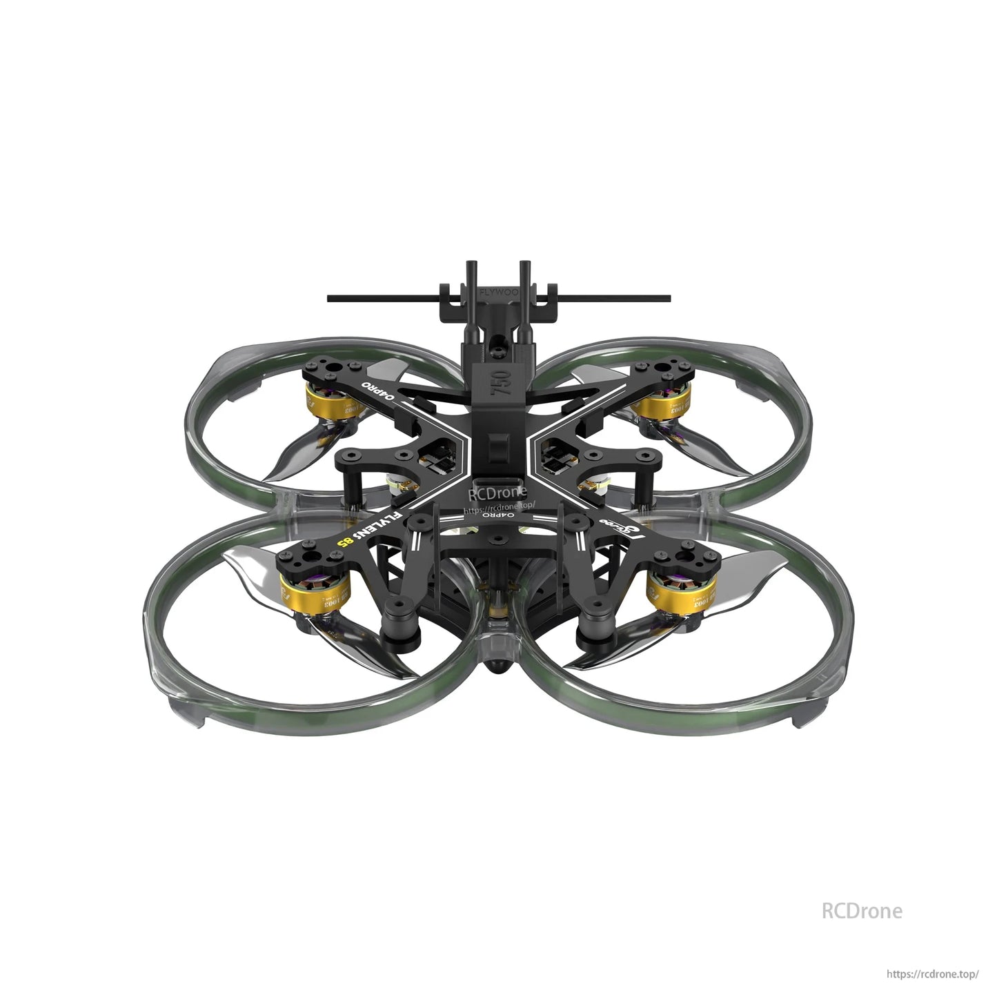 Flywoo Flylens 85 HD O4 PRO 2S LED Whoop FPV Drone V1.3 con DJI O4 Pro Air Unit, GOKU F405 AIO