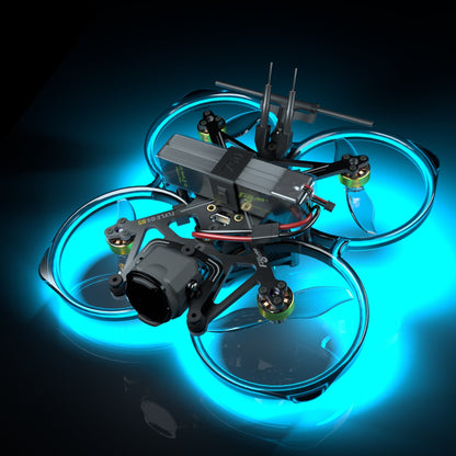 Flywoo Flylens 85 HD O4 PRO 2S LED Whoop FPV Drone V1.3 con DJI O4 Pro Air Unit, GOKU F405 AIO