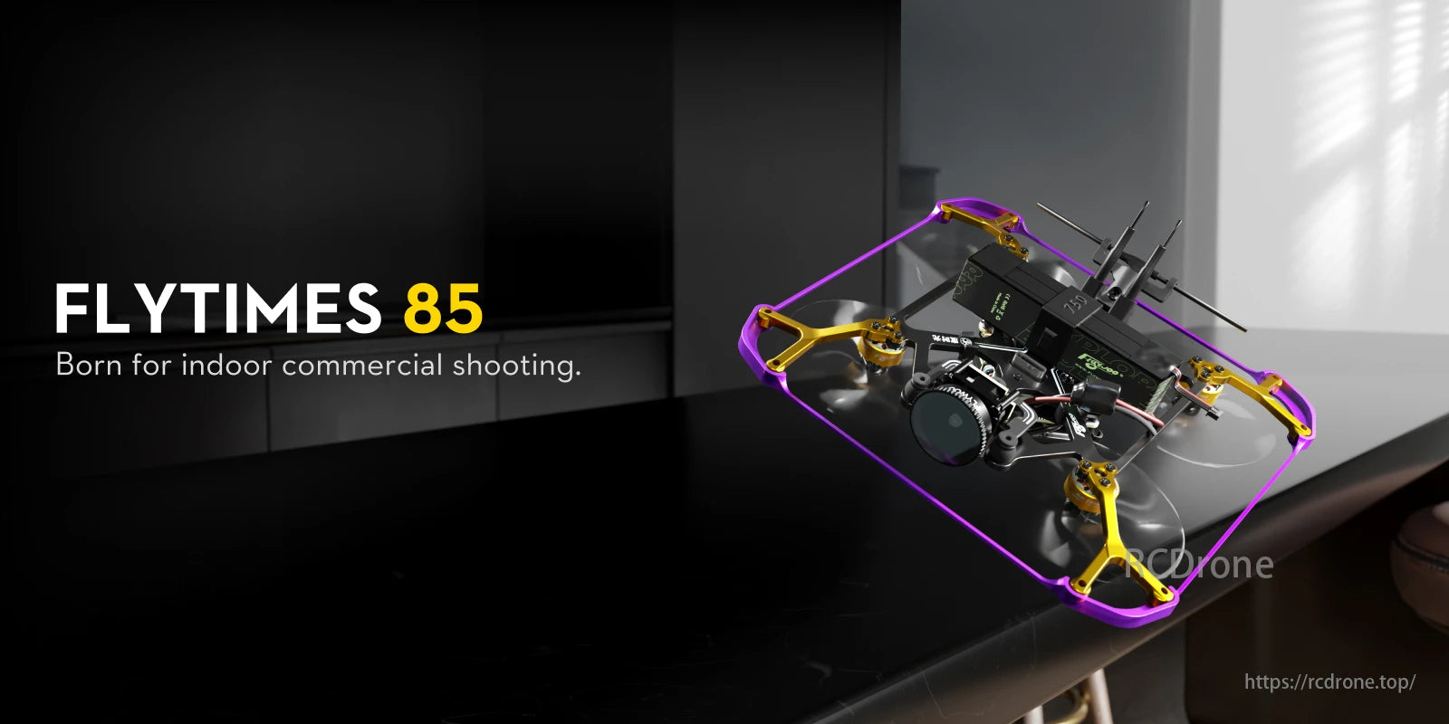 Flywoo Flytimes 85 Walksnail FPV Drone, A compact 2-inch FPV drone with precision and power, ideal for indoor use.