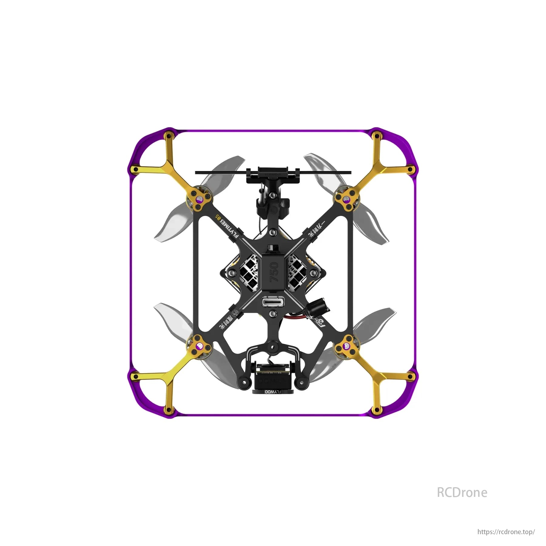 Flywoo Flytimes 85 HD O4 2S, a 2-inch cinewhoop with DJI O4 Air Unit for compact, advanced FPV aerial photography.