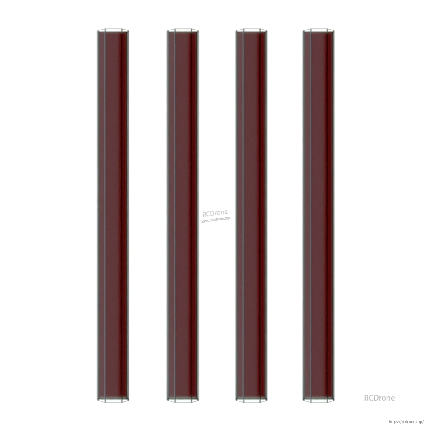 Flywoo G10 Motor Wire Guard Tube (PC) with PVC Back Adhesive - 20/40/50/80/120mm, 4pcs