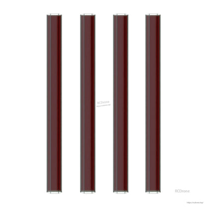 Flywoo G10 Motor Wire Guard Tube (PC) with PVC Back Adhesive - 20/40/50/80/120mm, 4pcs