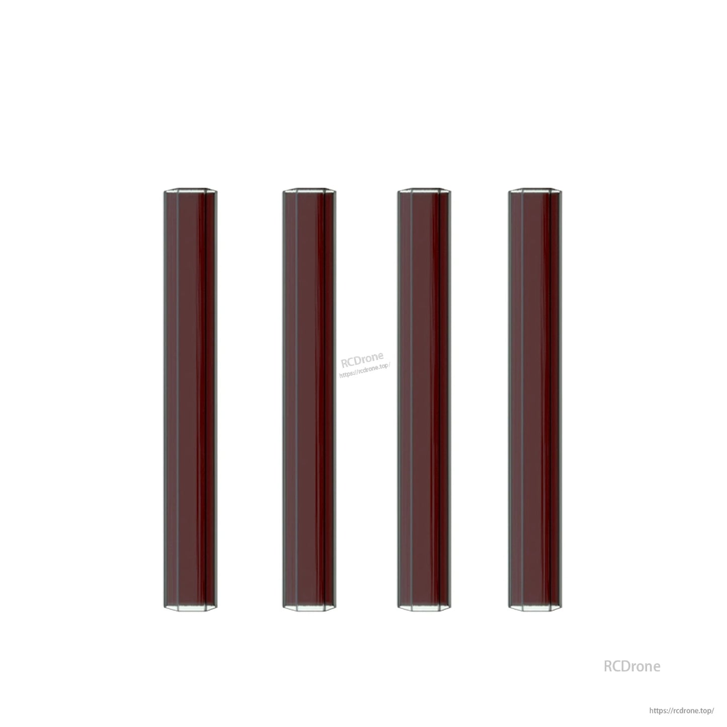 Flywoo G10 Motor Wire Guard Tube (PC) with PVC Back Adhesive - 20/40/50/80/120mm, 4pcs
