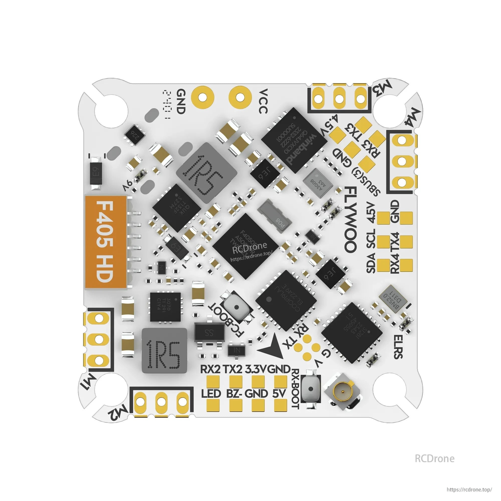 Flywoo GOKU F405 HD 1-2S 12A ELRS AIO V2 Plug&Play O4 / O4 PRO