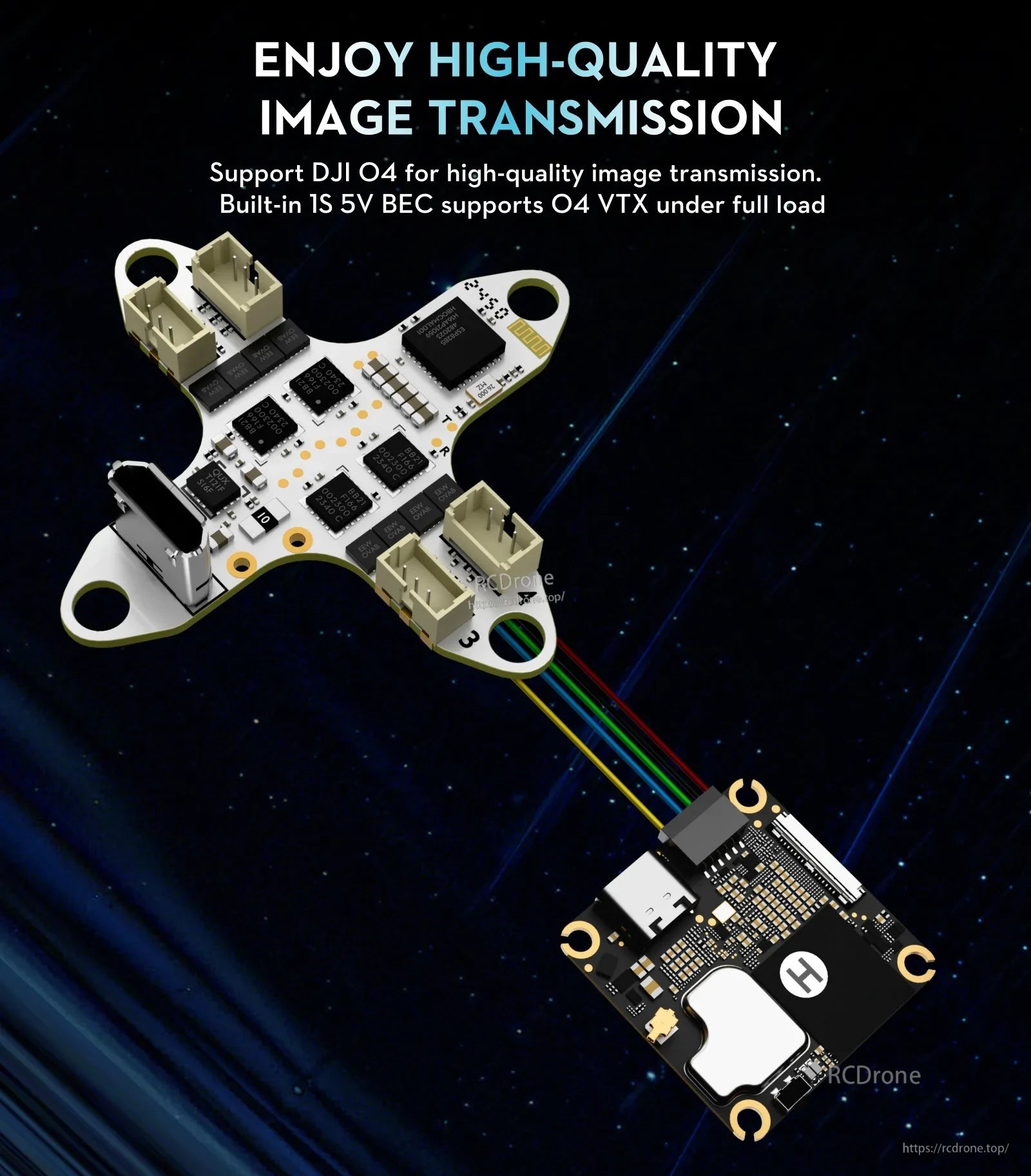 Flywoo GOKU F405 HD 1S 5A ELRS AIO V2.0 For DJI O4 / walksnail / HDZero