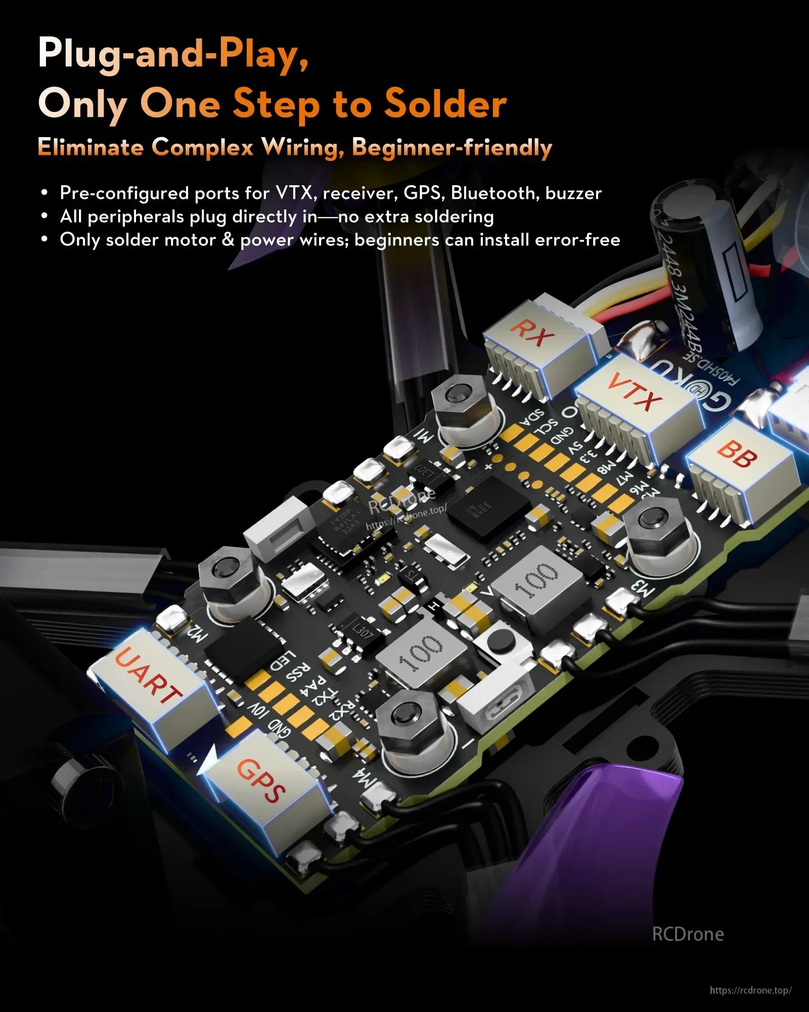 Flywoo GOKU F405 SE 3-4S 20A AIO Plug&Play O4 / O4 Pro