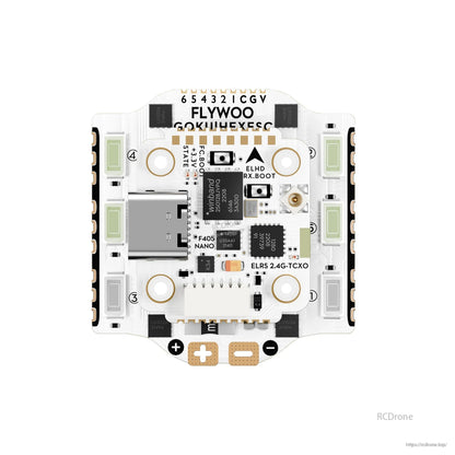 Flywoo GOKU HEX GN405 Nano HD 20A 堆疊 V3 飛控/電調組，TCXO ELRS 2.4G，O3/O4 插頭&P播放