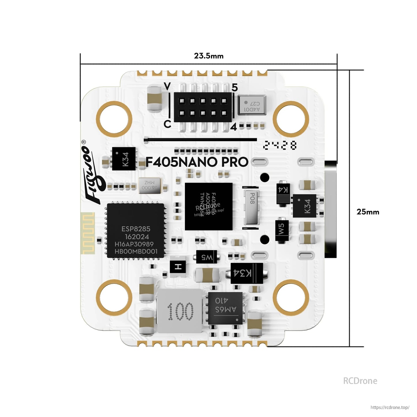 Flywoo GOKU HEX GN405 Nano HD 20A 堆疊 V3 飛控/電調組，TCXO ELRS 2.4G，O3/O4 插頭&P播放