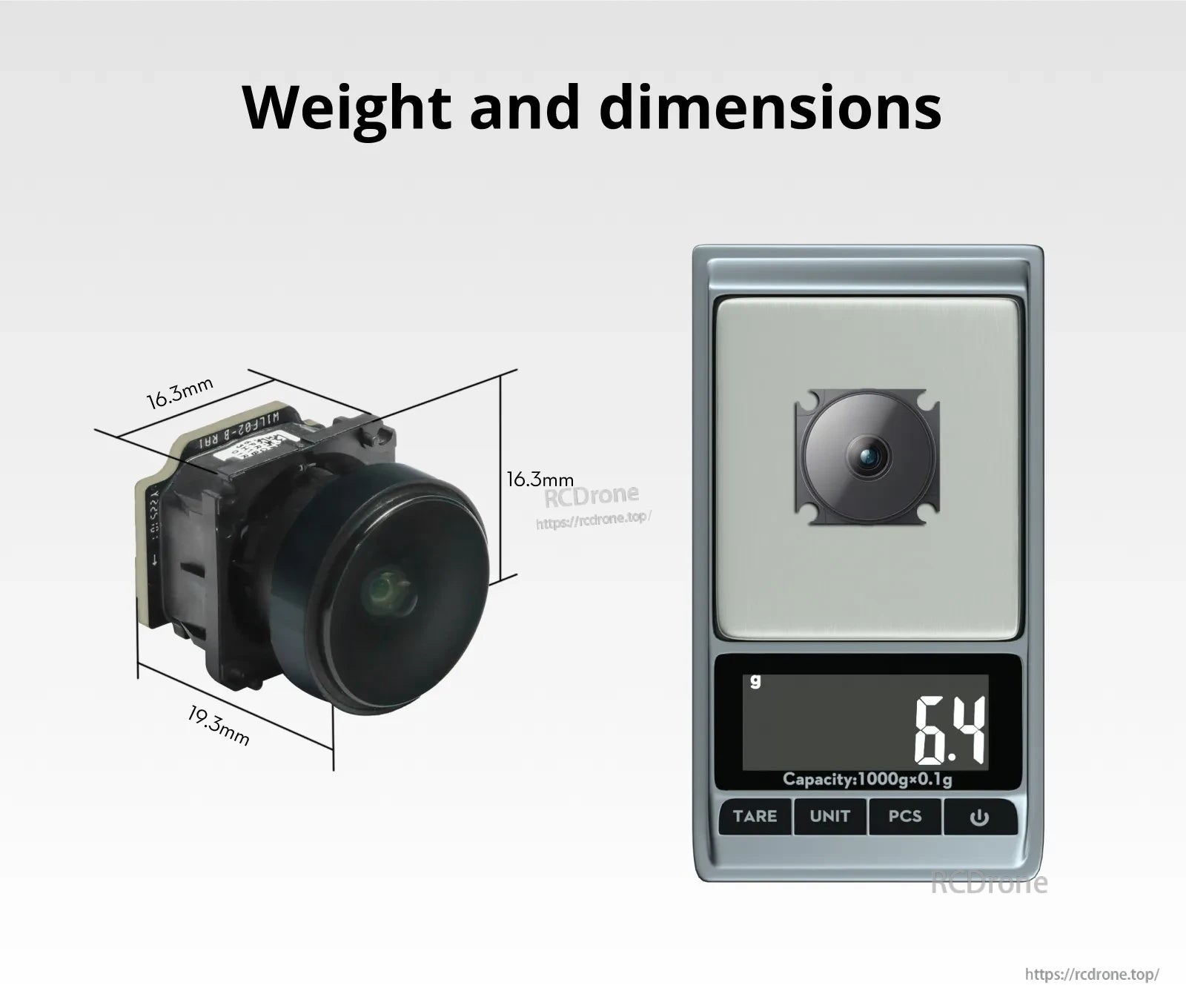 Flywoo Naked O4 Pro camera lens