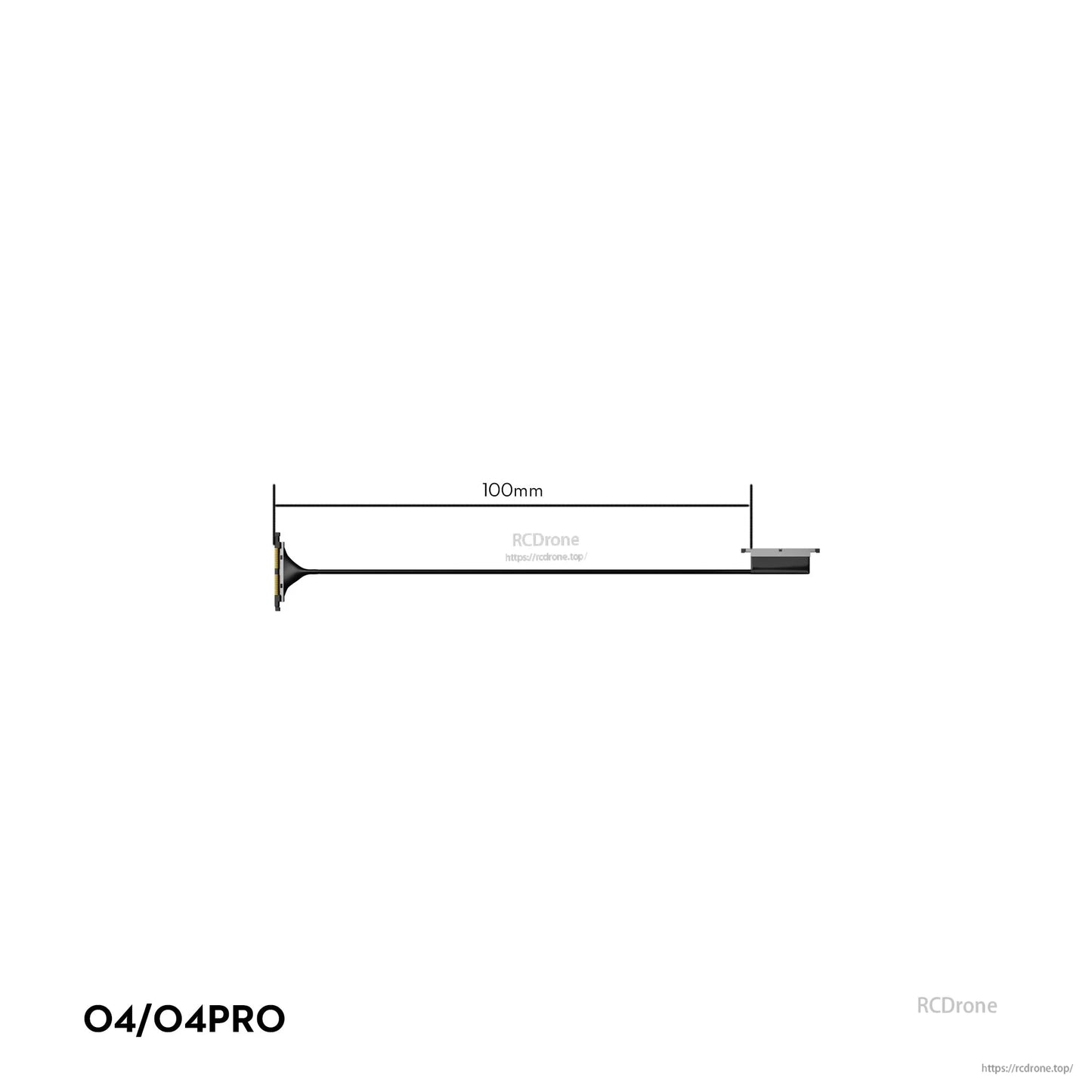 O4/O4PRO 100mm lead cable component for Flywoo O4 Air Unit cooling CNC kit installation