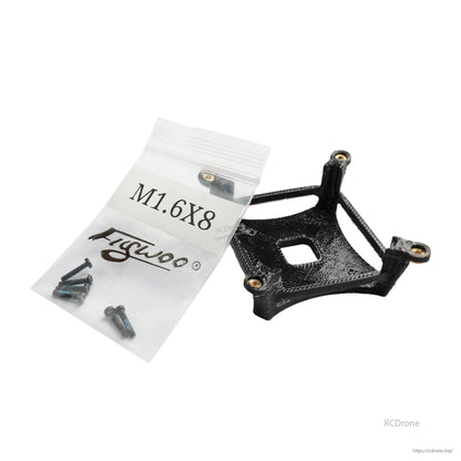 Flywoo O4 Air Unit cooling kit mount plate with brass inserts and M1.6x8 screws for FlyLens frame
