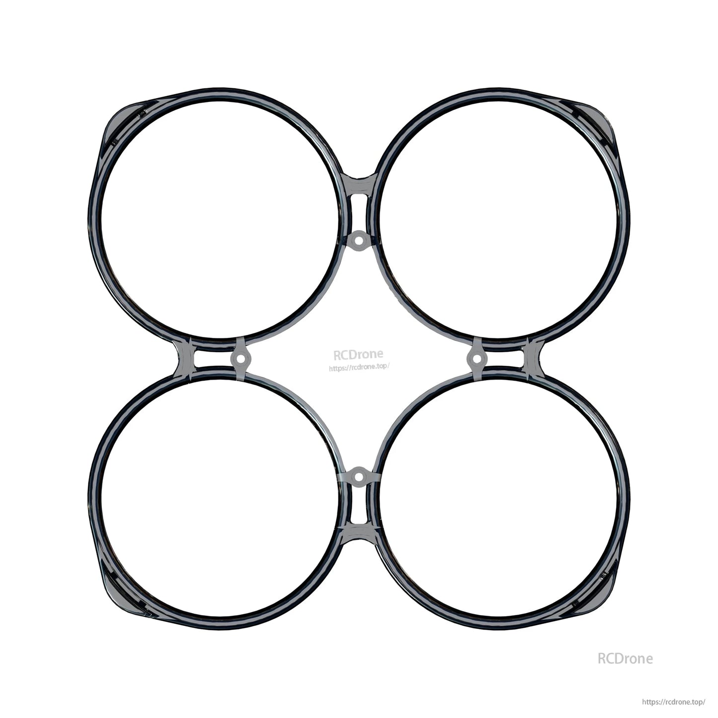 Flywoo FlyLens 75/85 quadcopter ducted prop guard frame part with four connected circular rings