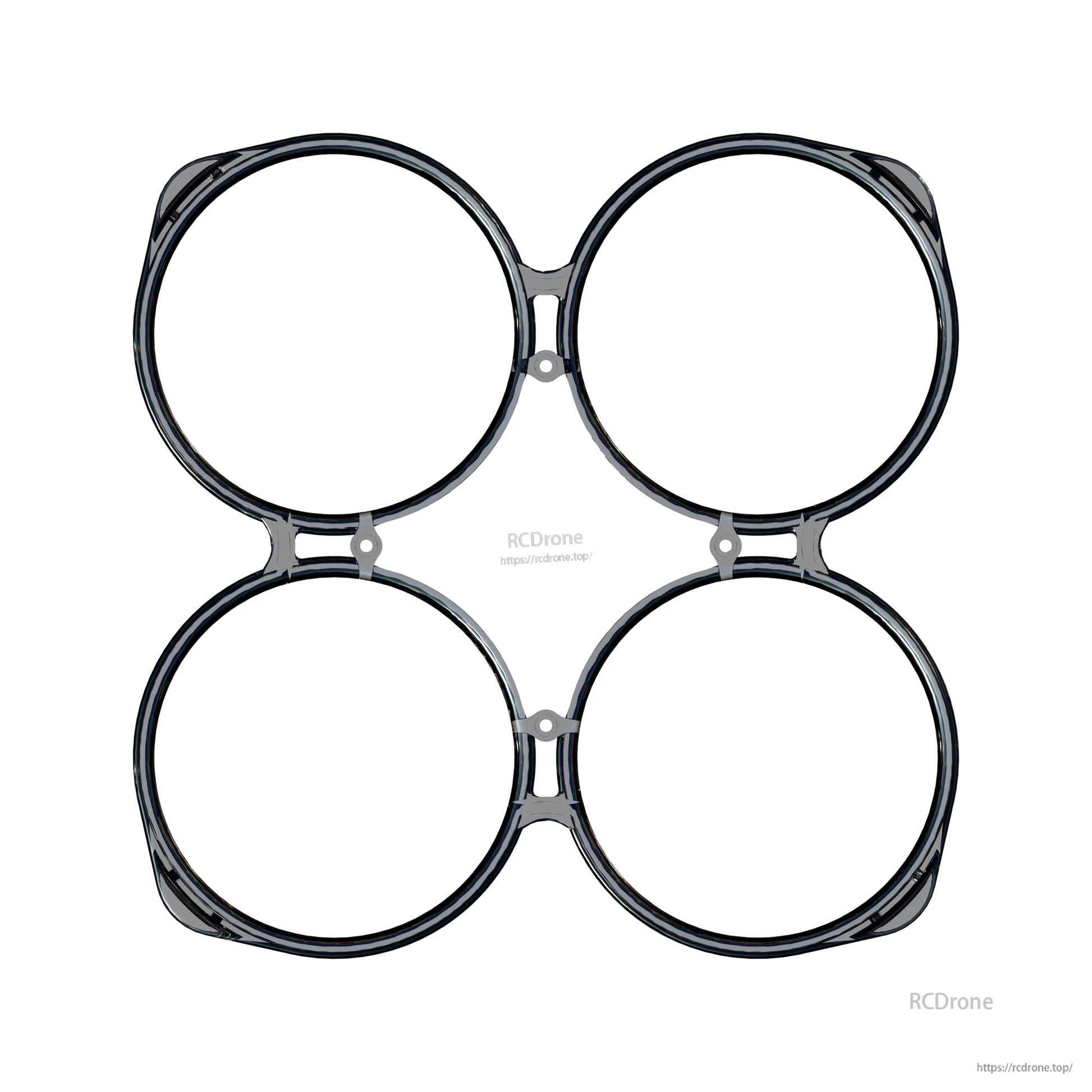 Flywoo FlyLens 75/85 quadcopter ducted prop guard frame part with four connected circular rings