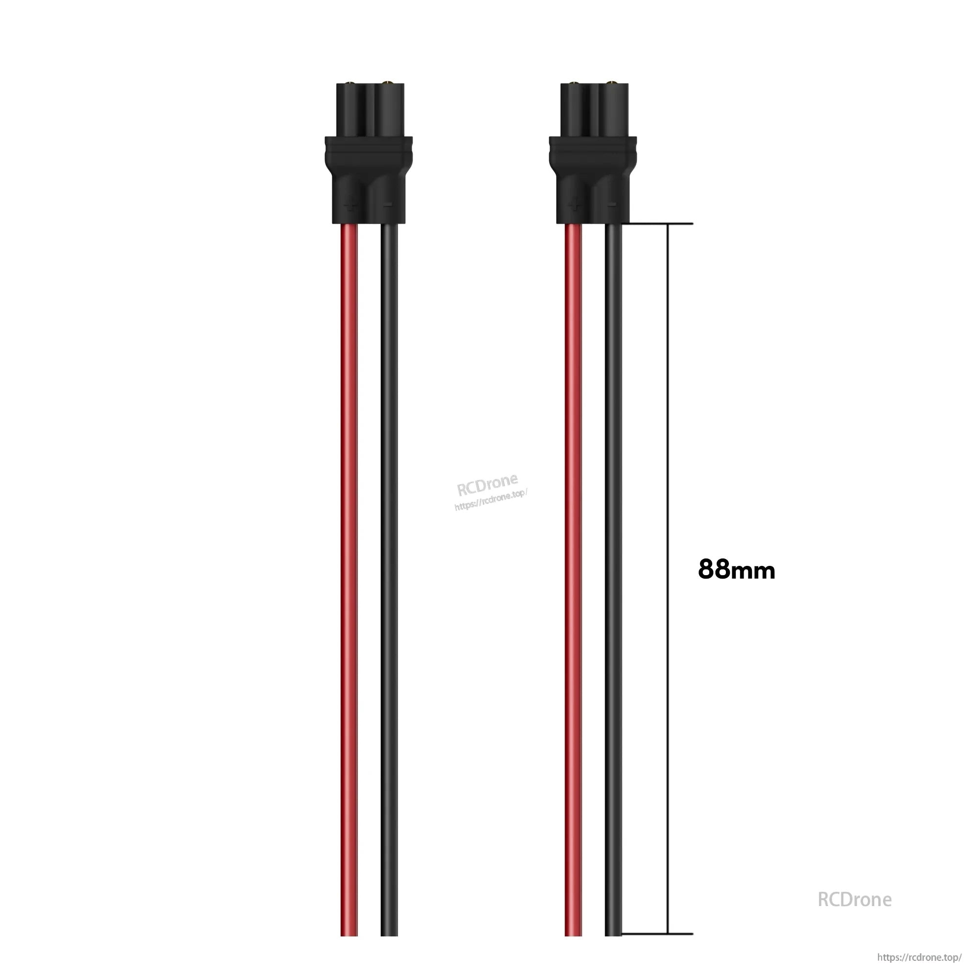 Flywoo XT30UP Female / Male Pigtail 18awg 20awg (4pcs)