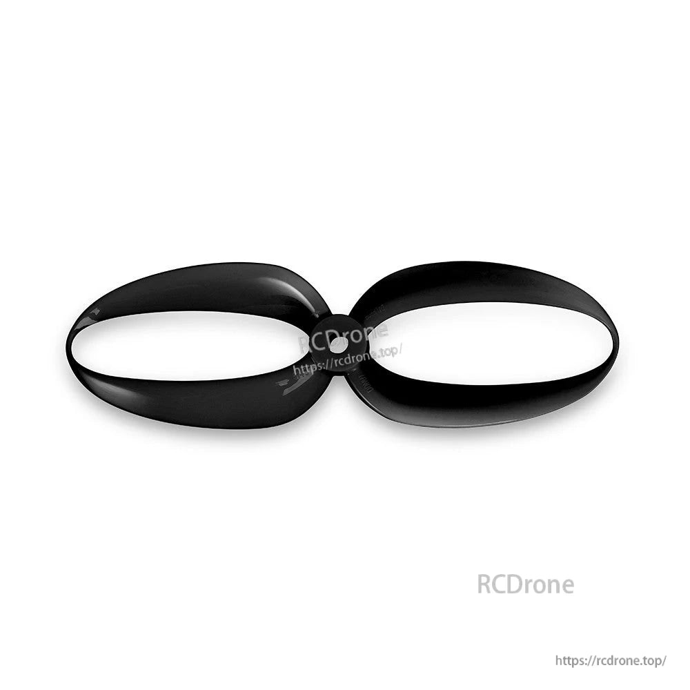 Foxeer Donut 5145 Propeller, Black Foxeer Donut 5145 drone propeller with a ring-shaped two-blade design on a white background
