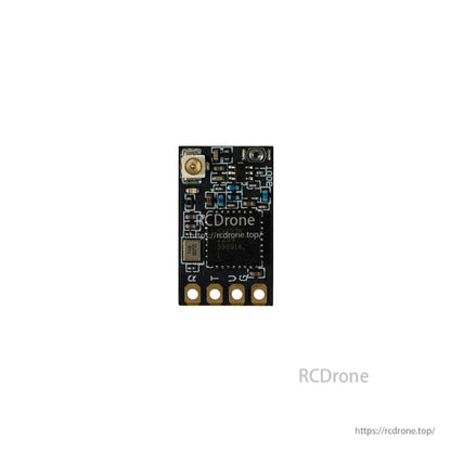 Foxeer ELRS 915/868MHz receiver board with u.FL antenna connector and solder pads for wiring