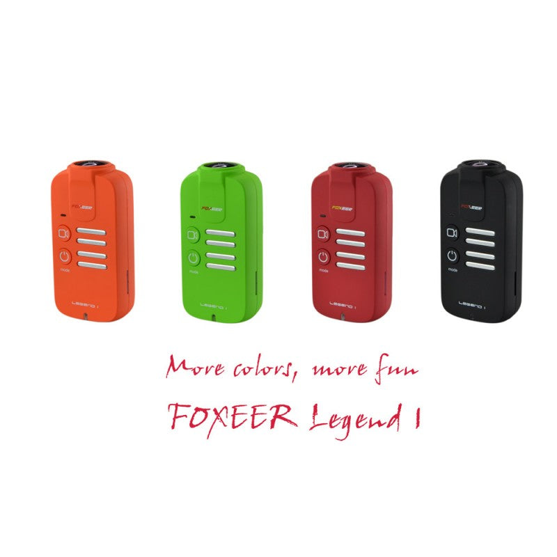 Foxeer Legend 1 1080P 60fps Action Camera, Foxeer Legend 1 camera captures 1080P video at 60fps for smooth footage.