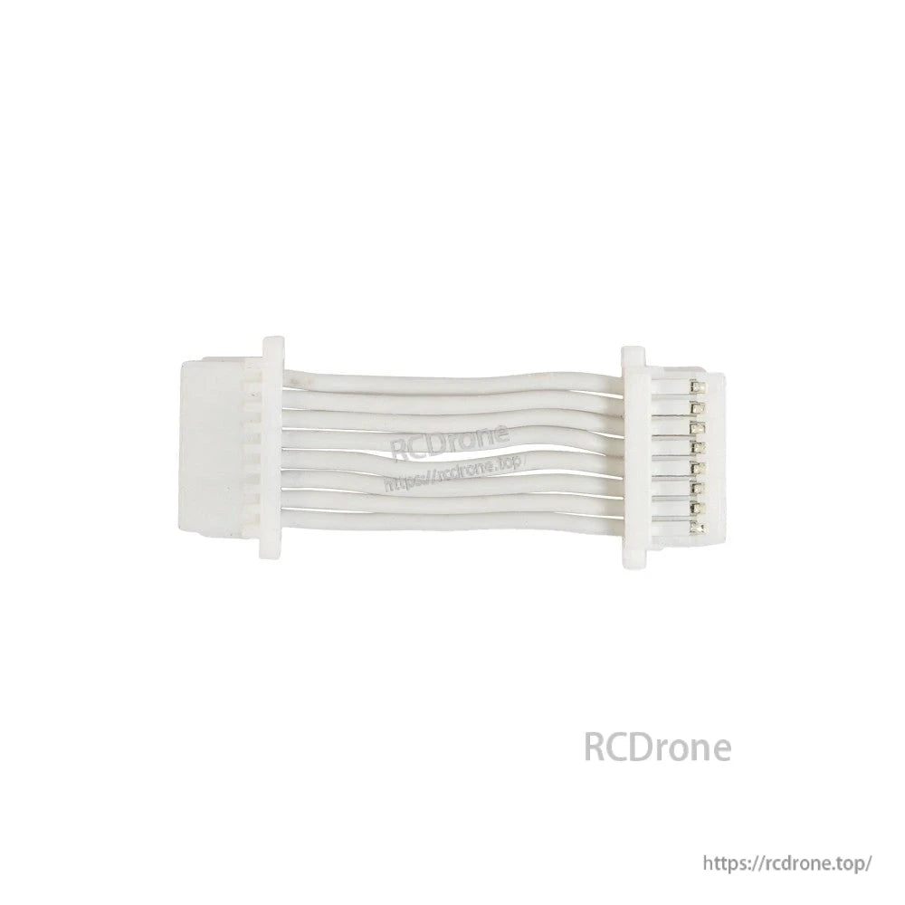 Foxeer Stack Silicon Cable, Foxeer stack silicone ribbon cable with white multi-pin connectors on both ends for FPV drone stack wiring