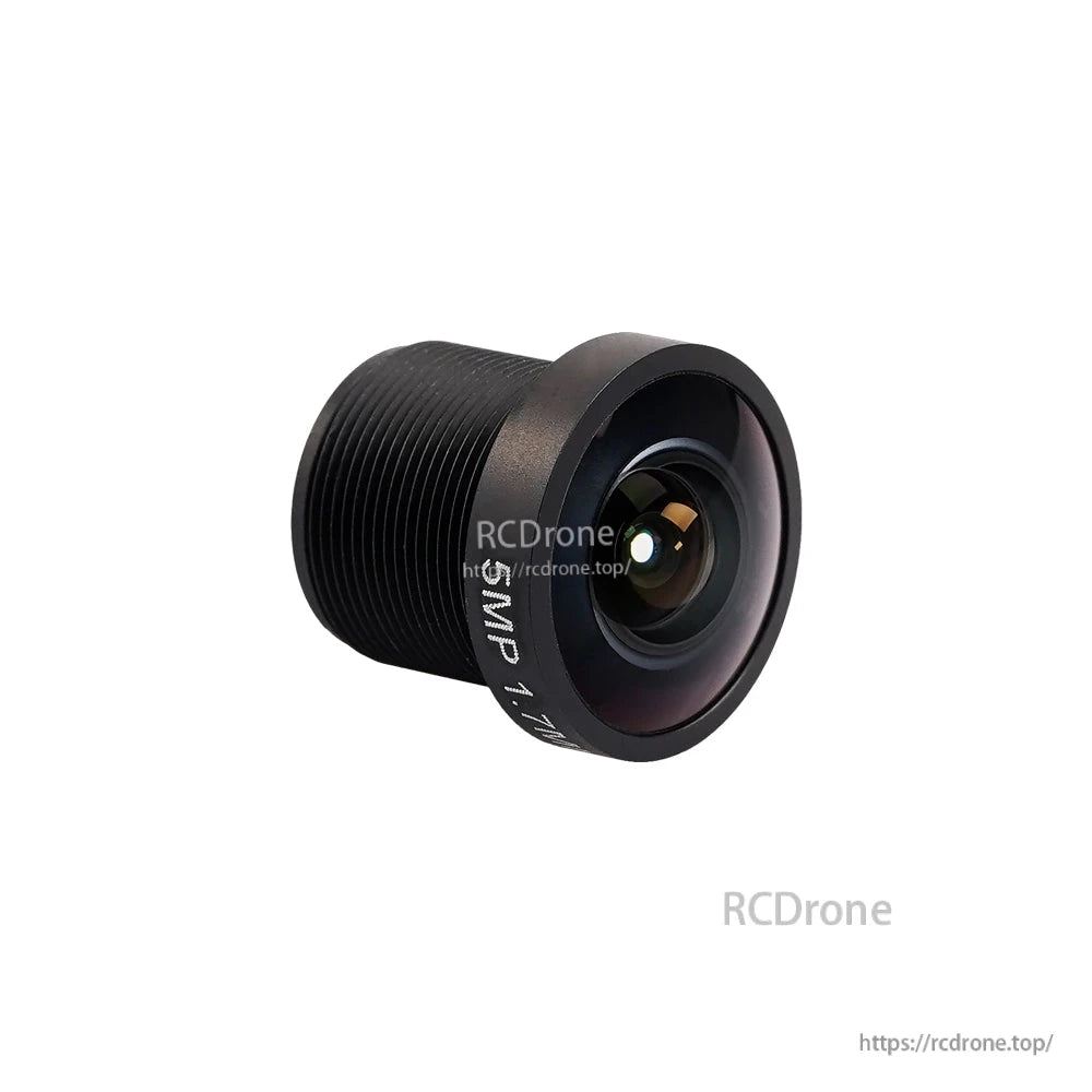 Foxeer M12 camera lens with "5MP 1.7" marking, black threaded barrel for DJI Air Unit camera