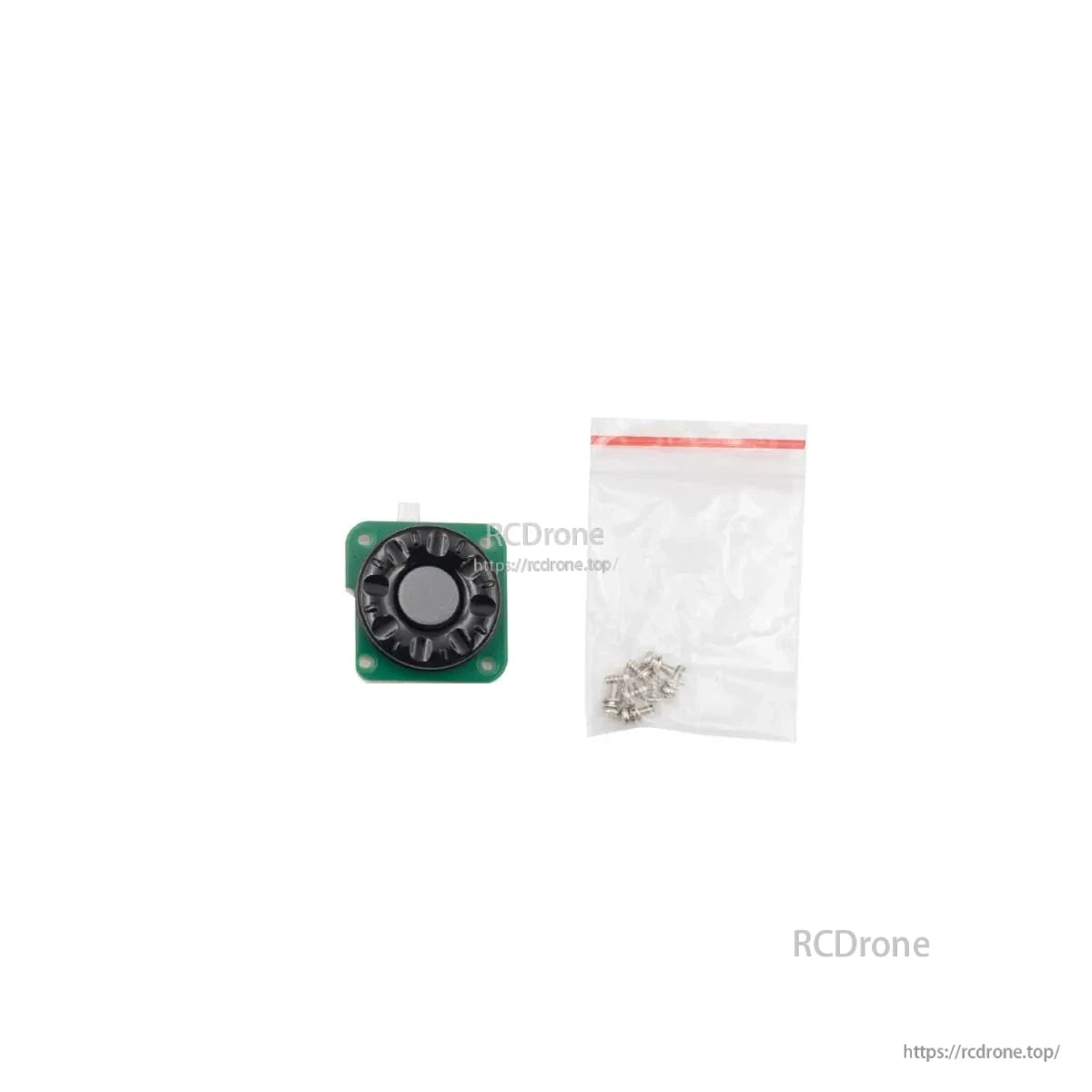 Package contents: encoder module board and small parts screws in resealable bag (watermarked product photo)