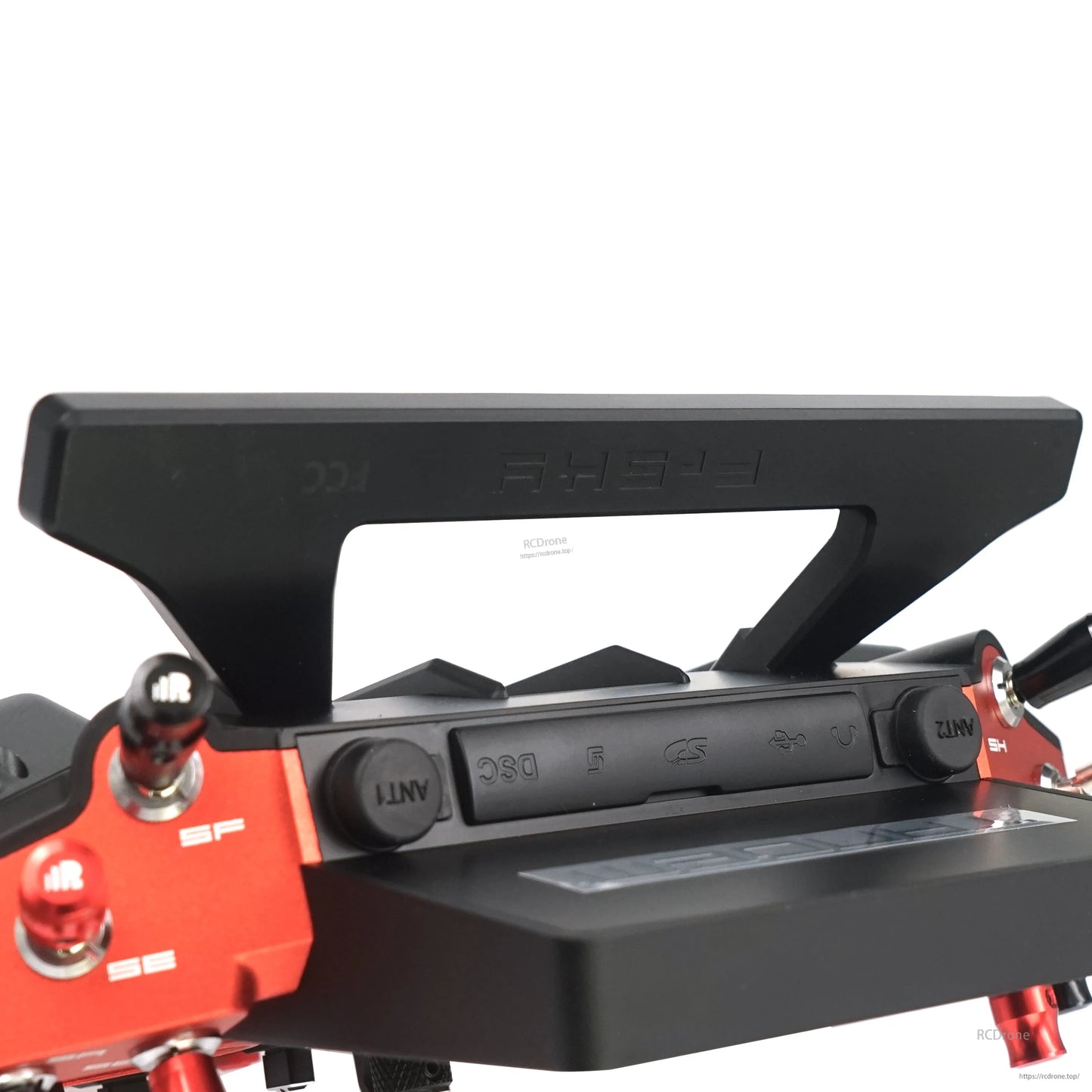 Top handle close-up showing ANT1/ANT2 external antenna connector area on Tandem X20 PRO