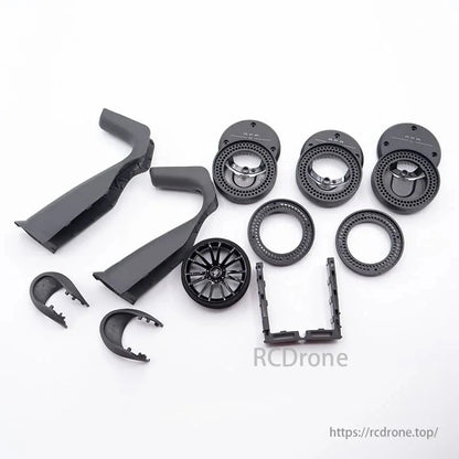 Futaba 10PX USLE-zender - 10-kanaals 2,4GHz 100mW 4,3 inch LCD-touchscreen T-FHSS radiosysteem met behuizing