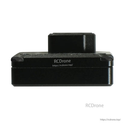 Compact black device for 1/10 RC drift cars improves steering response and stability at high speeds.