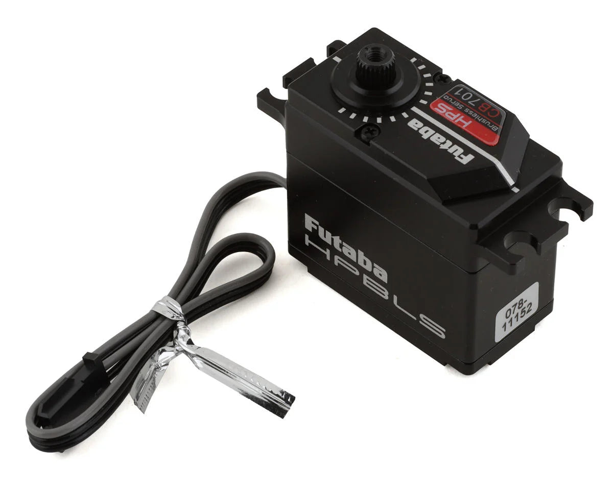 Futaba HPS-CB701 is a high-voltage S.Bus2 brushless servo for RC cars, offering 49kg torque.
