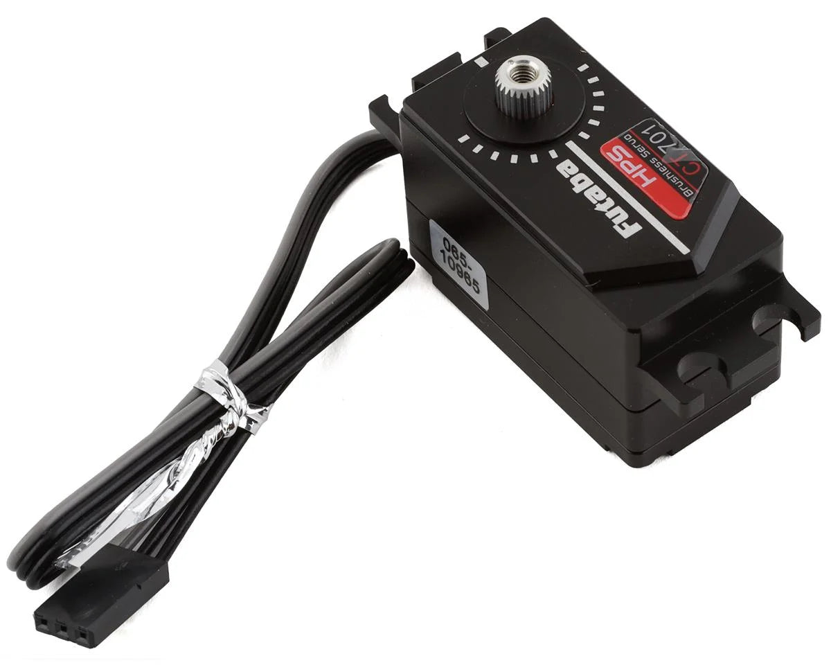 Futaba HPS-CT701 30kg Low-Profile High-Speed S.Bus2 Brushless Surface Servo for 1/10 RC Drift & On-Road Cars (No BEC)