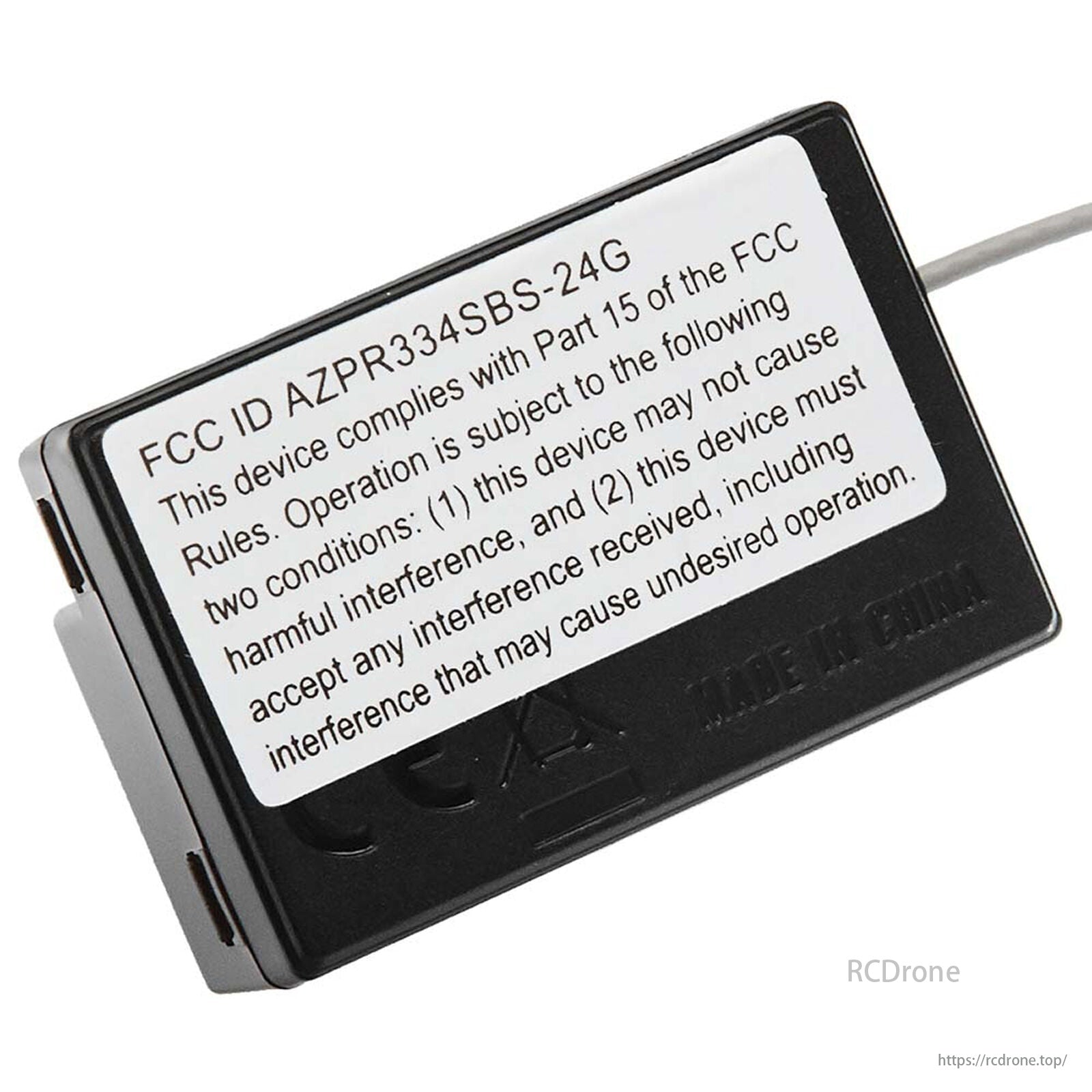 Futaba R334SBS Receiver, Futaba R334SBS/R334SBS-E receiver meets safety standards and regulations.